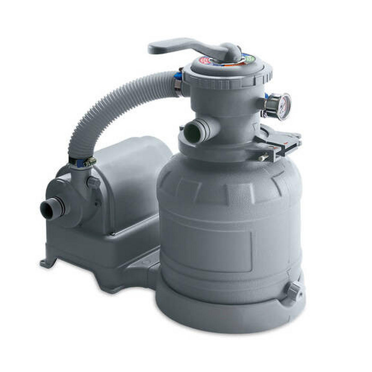 POOL-SET PGP41809522-AN 274/132/549 cm  - Anthrazit, KONVENTIONELL, Kunststoff/Metall (274/132/549cm)