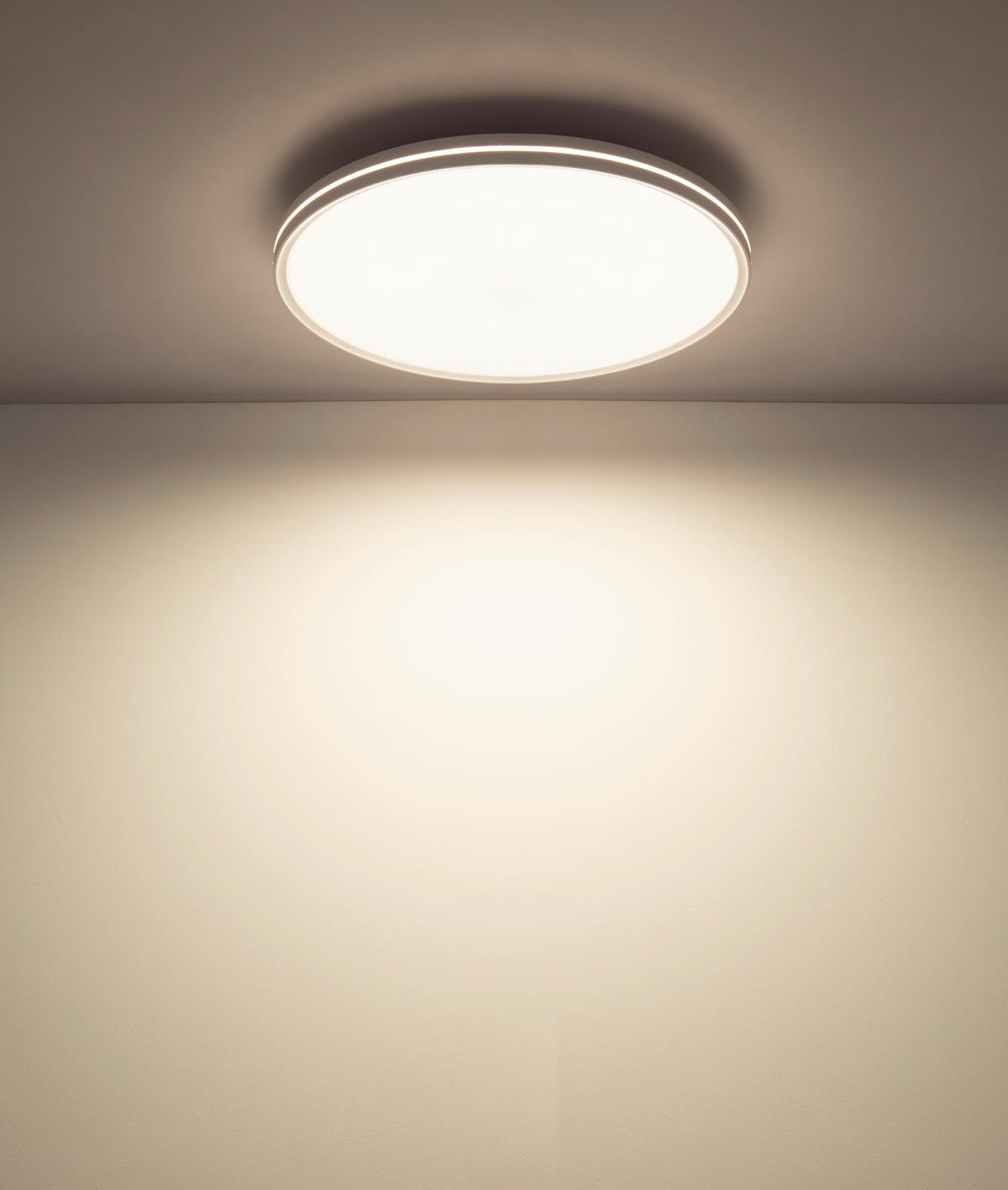 STROPNA LED-SVETILKA  Dwain   2700-6500 K 230 V  - bela, Design, umetna masa (37/7cm) - Globo