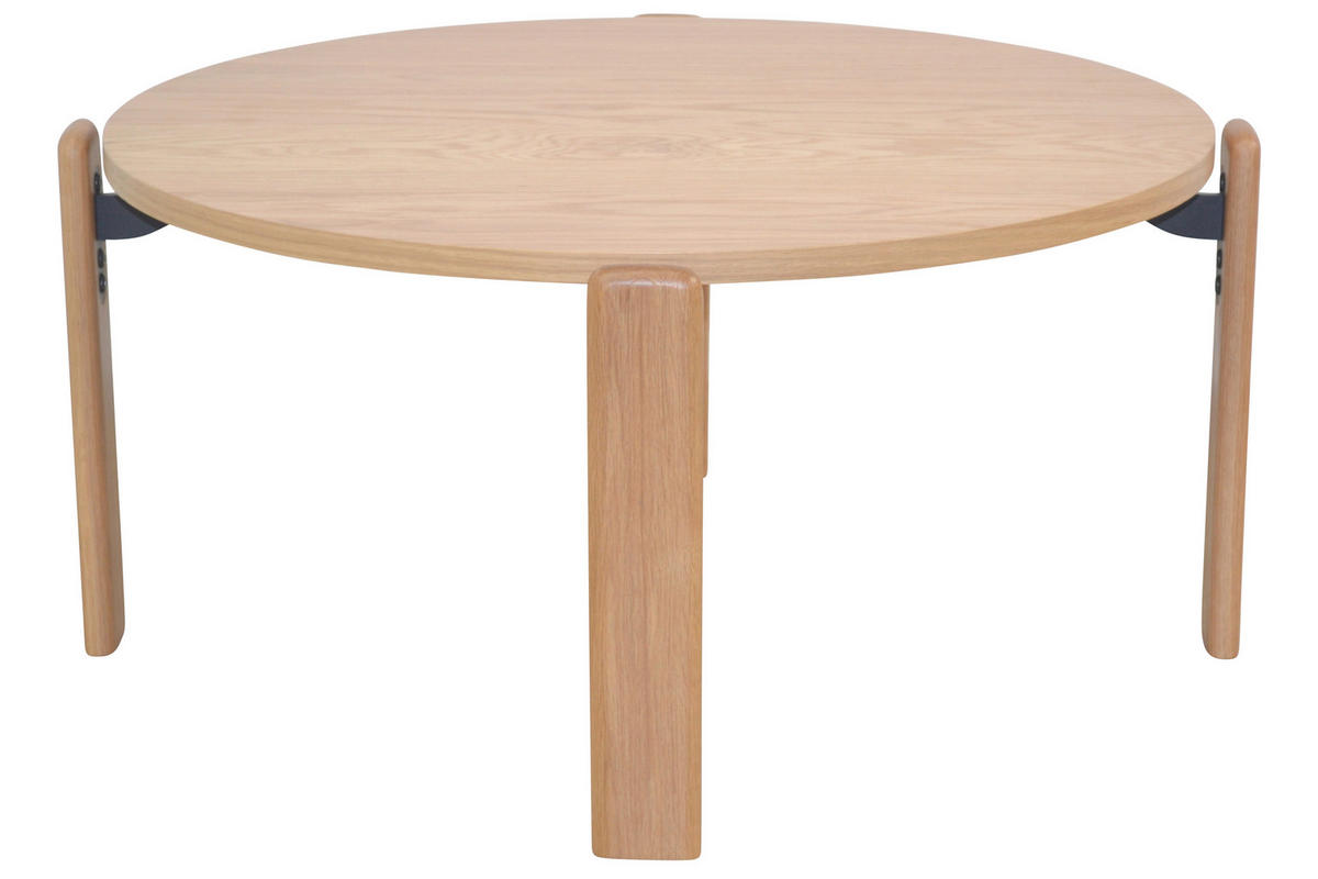 COUCHTISCH Eiche furniert 76/76/36 cm Eichefarben  - Eichefarben, Design, Holz/Holzwerkstoff (76/76/36cm) - MID.YOU
