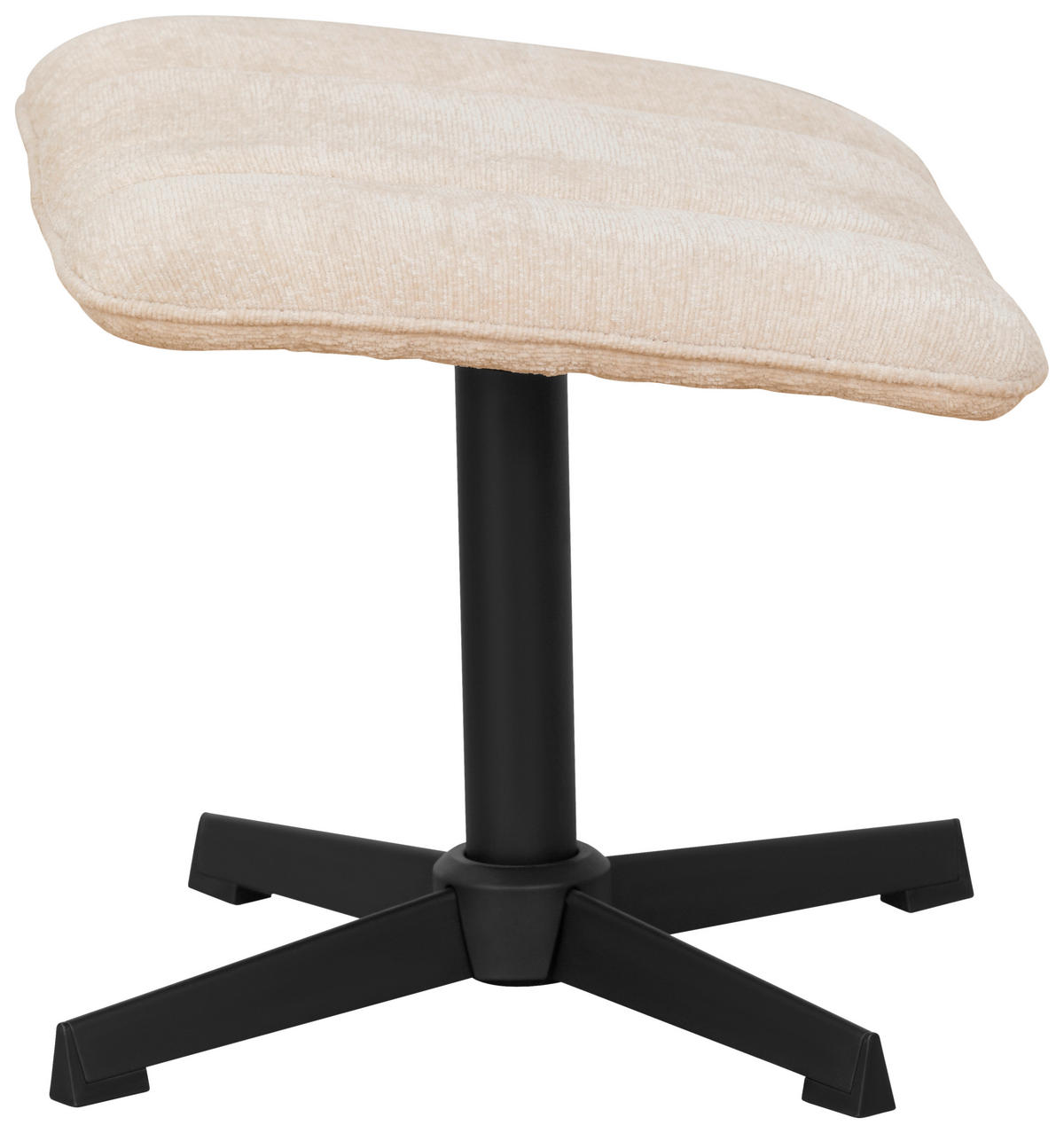 SESSELSET Samt    - Beige/Schwarz, Design, Textil/Metall (75/73/77cm) - Livetastic