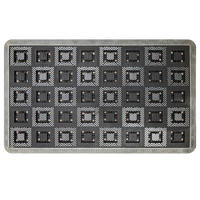 DVEŘNÍ ROHOŽKA, 45/75 cm - šedá, Basics, plast (45/75cm)