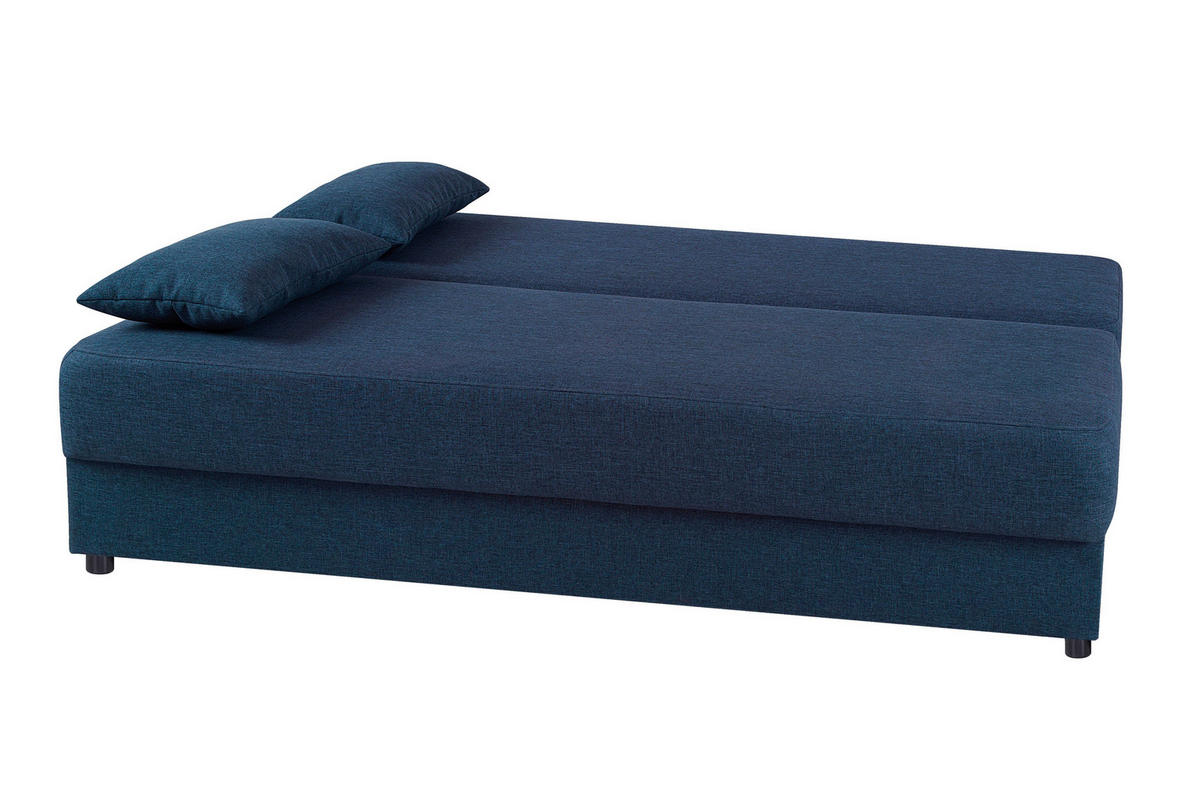 SCHLAFSOFA  mit Liegefunktion, Rücken echt Graphitfarben  - Graphitfarben, Design, Textil (193/82/80cm) - P & B