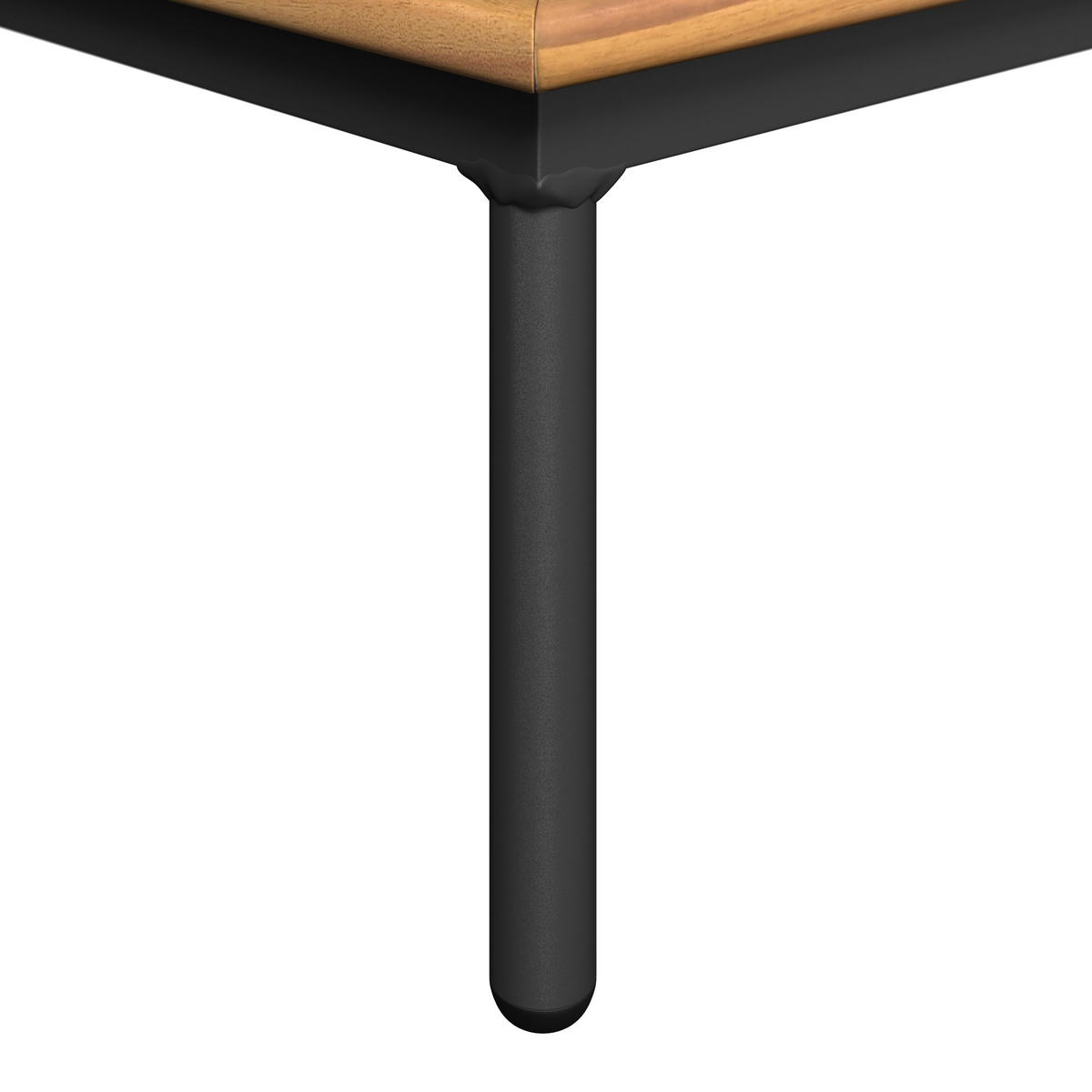 KERTI BÚTORSZETT 5 részes  - antracit/tíkfa színű, Modern, textil/fa - Ambia Garden