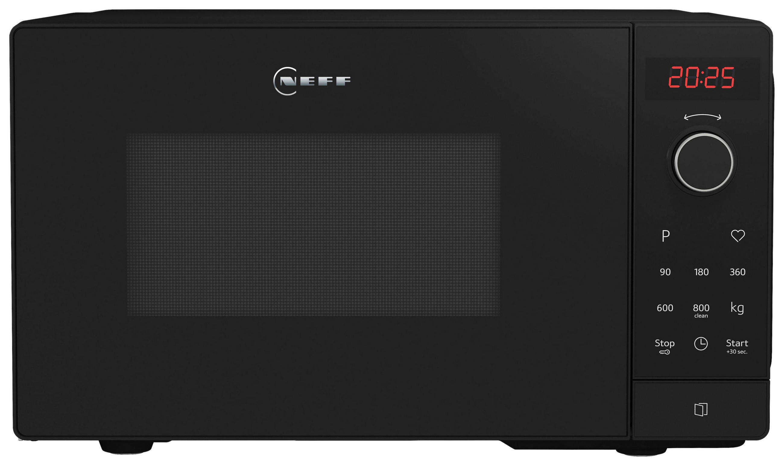 MIKROWELLE FLAWG20S2  - Schwarz, Basics, Glas/Metall (44,2/26,0/345cm) - Neff