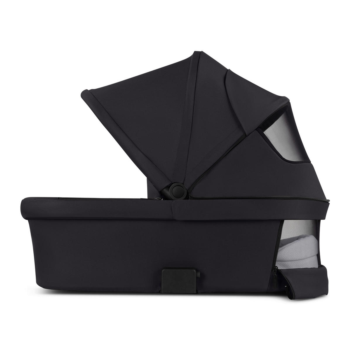 KINDERWAGENSET Salsa 5 Air 3in1 Set Calla  - Schwarz, Basics, Textil/Metall (63/118/95.5cm) - ABC Design