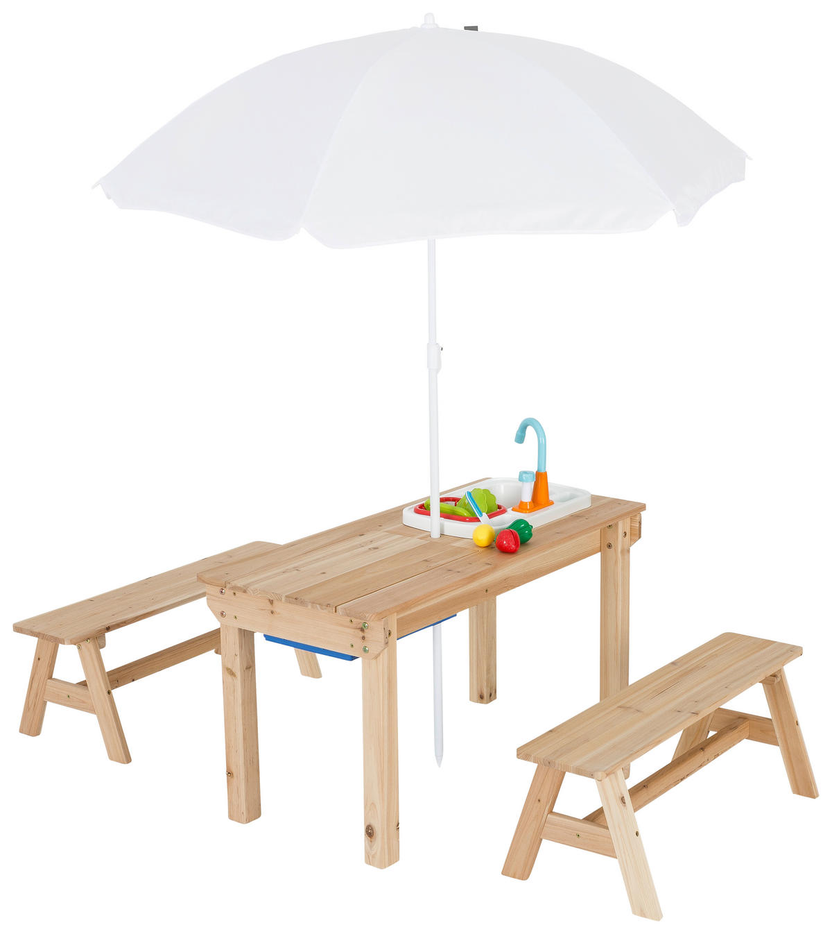 DĚTSKÁ SEDACÍ SOUPRAVA přírodní barvy  - přírodní barvy, Basics, kov/dřevo - My Baby Lou