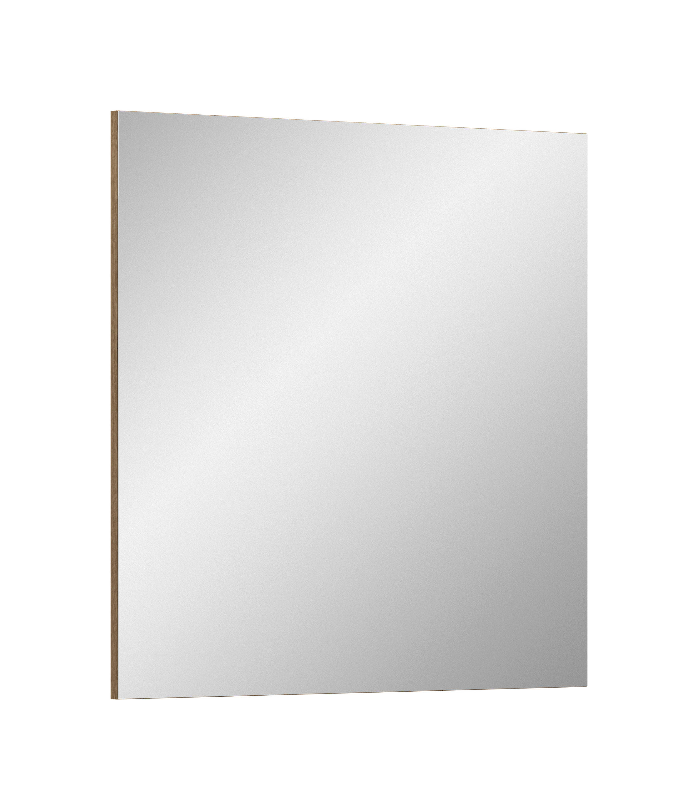 Livetastic Wandspiegel Eiche dunkel 90x87x2 cm