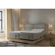 BOXSPRINGBETT 180/200 cm  in Eichefarben, Olivgrün  - Eichefarben/Olivgrün, Natur, Holz/Textil (180/200cm) - Valnatura