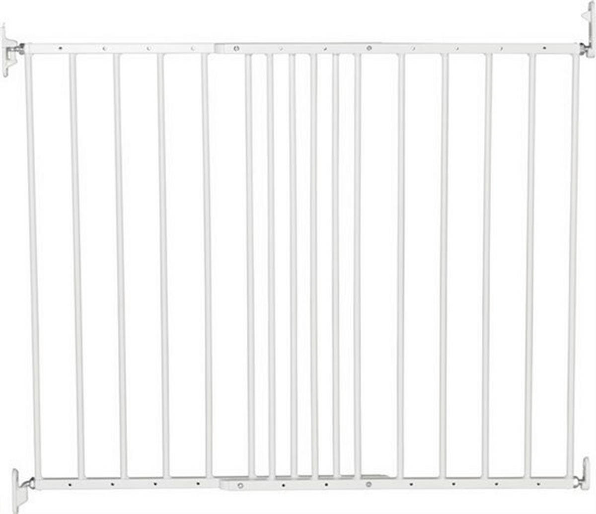 TREPPENSCHUTZGITTER Schrauben 106,8/68 cm  - Weiß, Basics, Metall (106,8/68cm) - Baby Dan