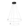 LED-PENDELLAMPA Revolve 59/120 cm  - vit/svart, Modern, metall/plast (59/120cm)