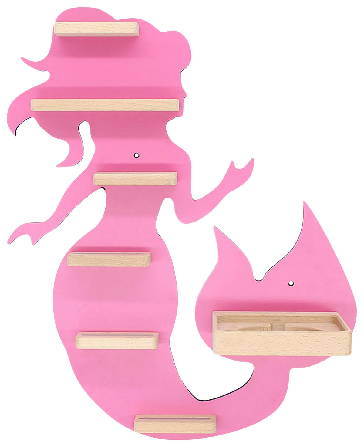 KINDERREGAL  - Pink, Modern, Holzwerkstoff (39/50/19cm) - Livetastic