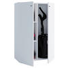 BYRÅ 70/105/39 cm  - vit/silver, Basics, trämaterial/plast (70/105/39cm) - MID.YOU