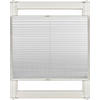 PLISSEE  halbtransparent   50/130 cm   - Weiß, KONVENTIONELL, Textil (50/130cm) - Homeware