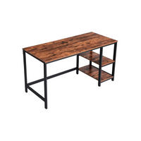 PSACÍ STŮL, hnědá, černá, 140/60/75 cm - černá/hnědá, Basics, kov/kompozitní dřevo (140/60/75cm) - Boxxx