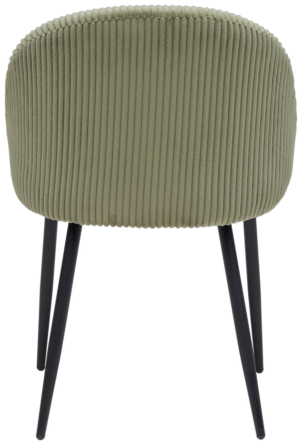 STUHL   Cord  - Schwarz/Grün, Basics, Textil/Metall (52/82/58cm) - Livetastic