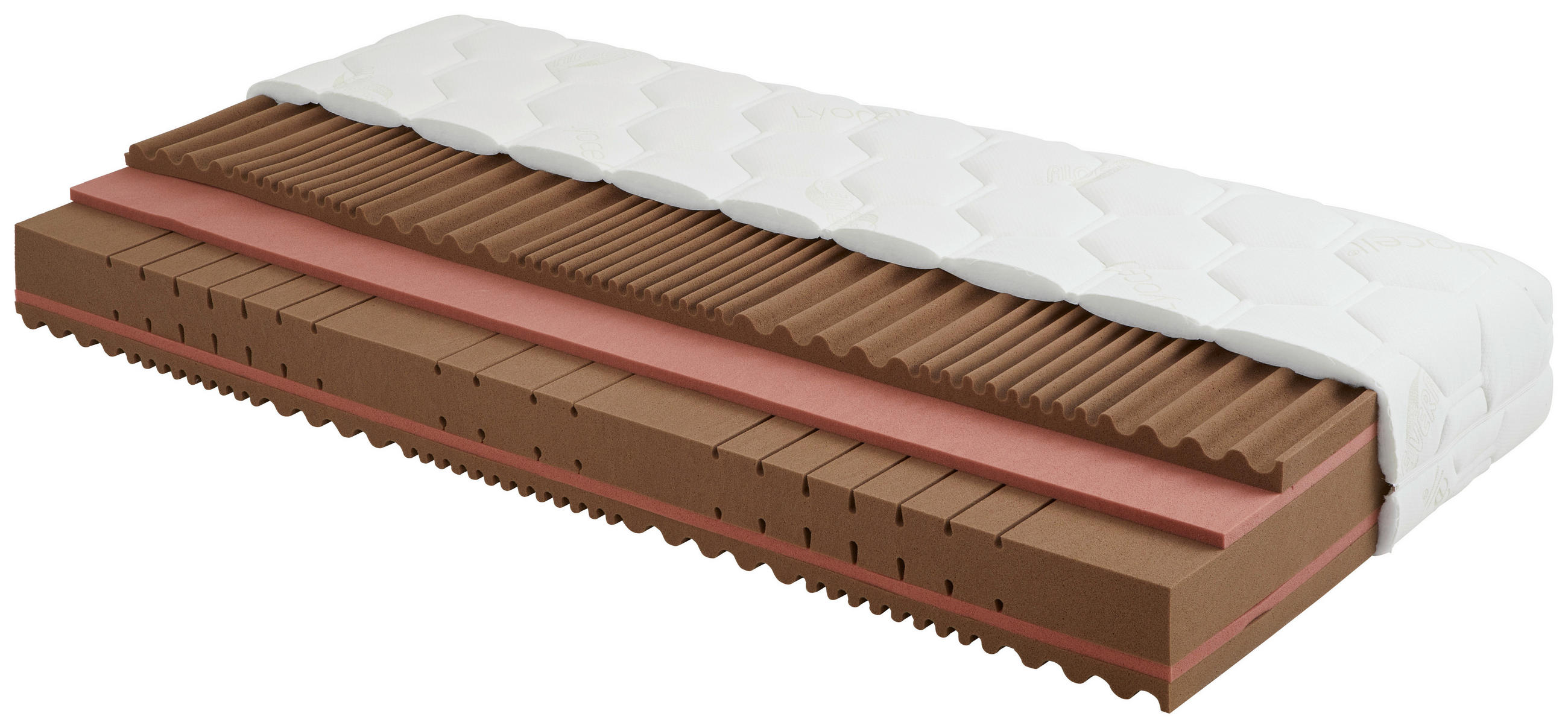 Kaltschaummatratze Ecoluxe Pure 80x200 cm H3 H: 25 cm