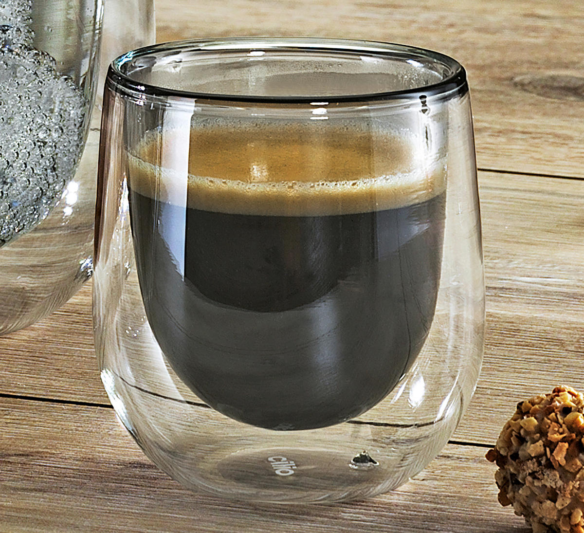 ESPRESSOGLÄSERSET VERONA  - Grau, KONVENTIONELL, Glas (6/6,5cm) - Cilio