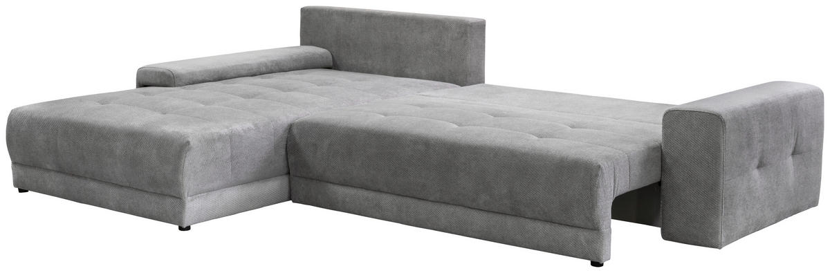 ECKSOFA Hellgrau  - Hellgrau, Trend, Textil (213/208cm) - MID.YOU