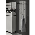 SCHUHSCHRANK  in 135/121/40 cm  - Kaschmir/Schwarz, Design, Holzwerkstoff/Kunststoff (135/121/40cm) - Voleo