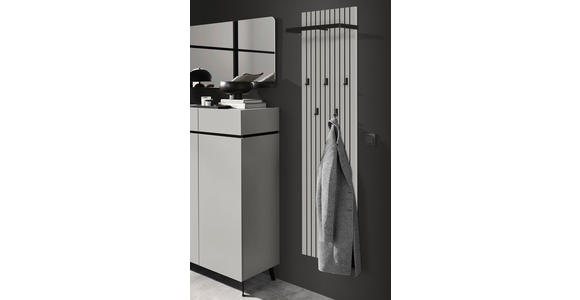 SCHUHSCHRANK  in 135/121/40 cm  - Kaschmir/Schwarz, Design, Holzwerkstoff/Kunststoff (135/121/40cm) - Voleo