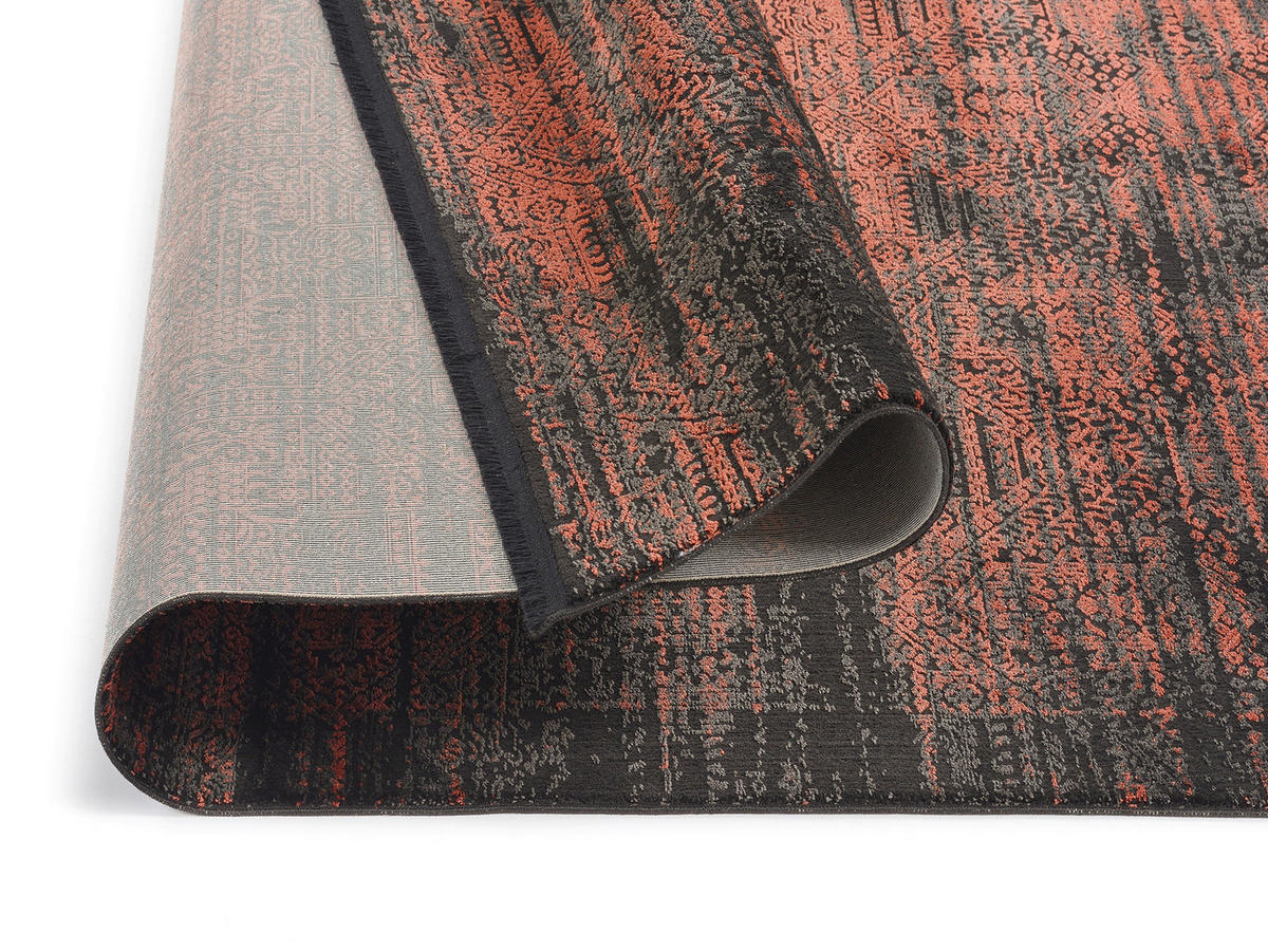 WEBTEPPICH  Wohnzimmer 116/170 cm Rio Kupferfarben rechteckig  - Kupferfarben, Design, Textil (116/170cm) - Dieter Knoll