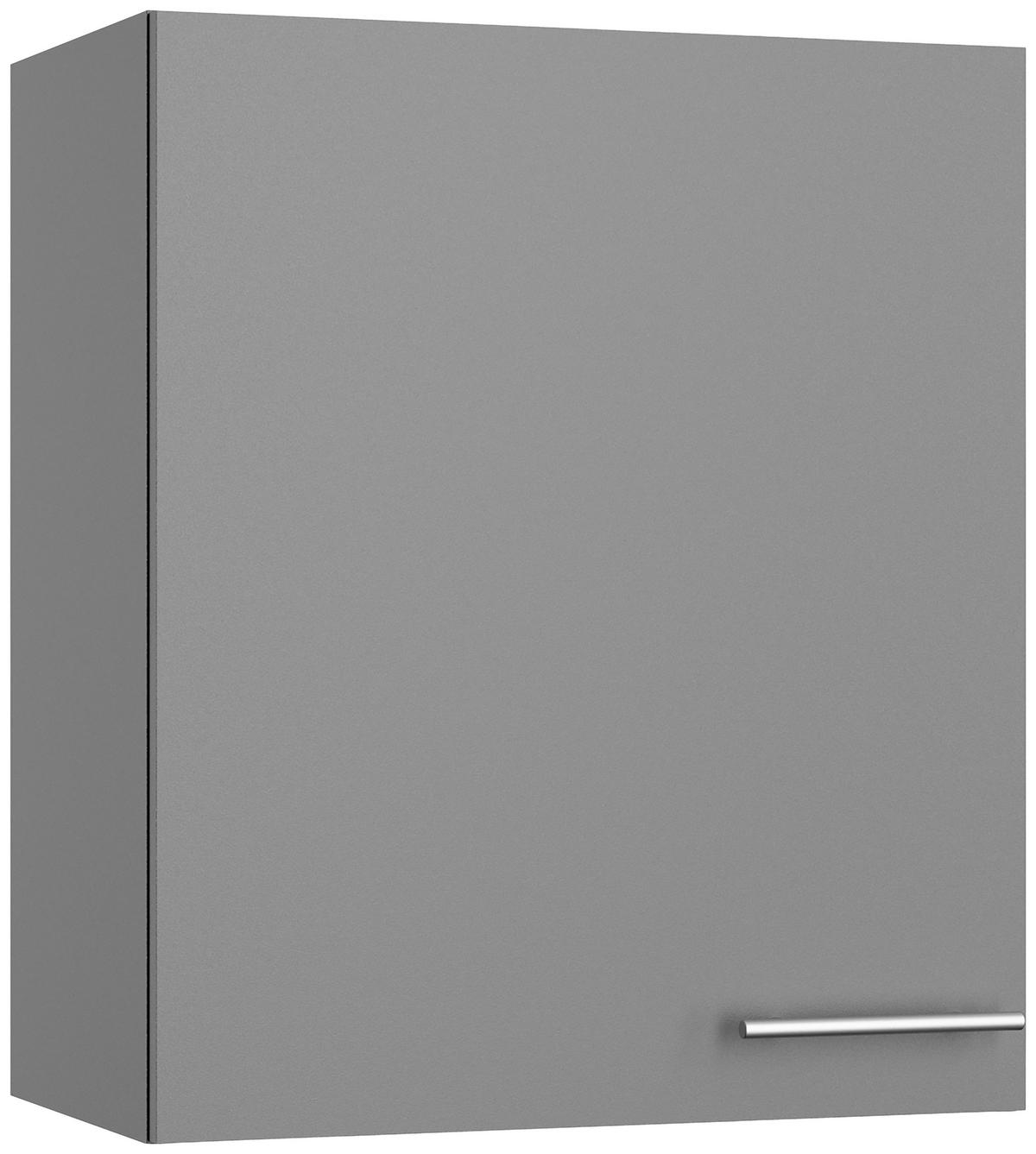 KÜCHENLEERBLOCK 270 cm   in Grau  - Edelstahlfarben/Anthrazit, Basics, Holzwerkstoff/Metall (270cm) - Optifit