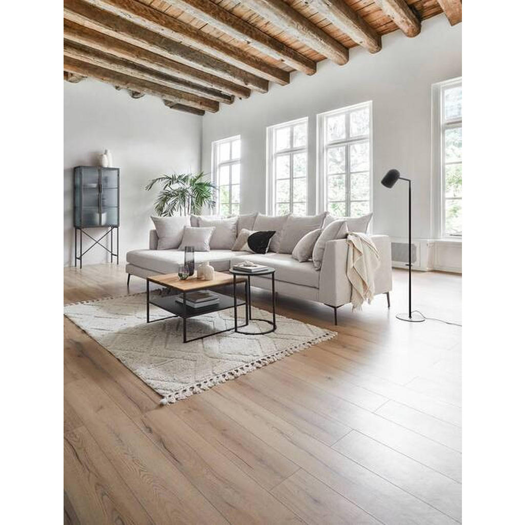 Thumbnail - Stylife Ecksofa, Beige, Textil, 3-Sitzer, Füllung: Schaumstoff, Ottomane links, L-Form, 289x170 cm, Rücken echt, Wohnzim...