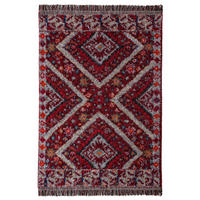HOCHFLORTEPPICH 133/190 cm Rot rechteckig  - Rot, Basics, Kunststoff/Textil (133/190cm) - Flair Rugs