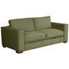 SCHLAFSOFA in Textil Grün  - Dunkelbraun/Grün, Design, Holz/Textil (203/85/99cm) - MID.YOU