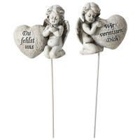 PFLANZENSTECKER - Grau, Basics, Kunststoff/Metall (6/2,5/24,5cm)