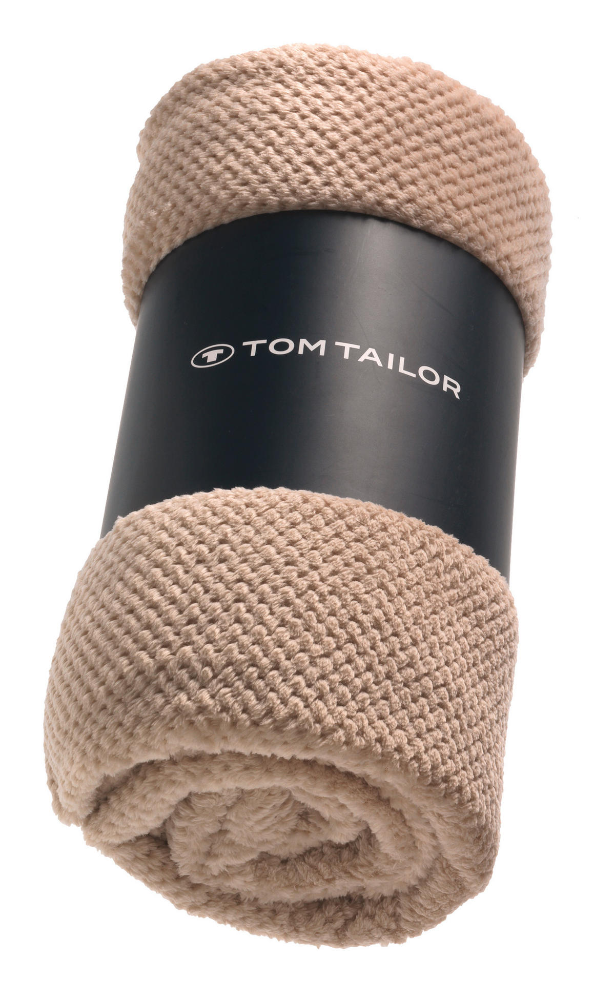ĆEBE 140/190 cm bež  - bež, Osnovno, tekstil (140/190cm) - Tom Tailor