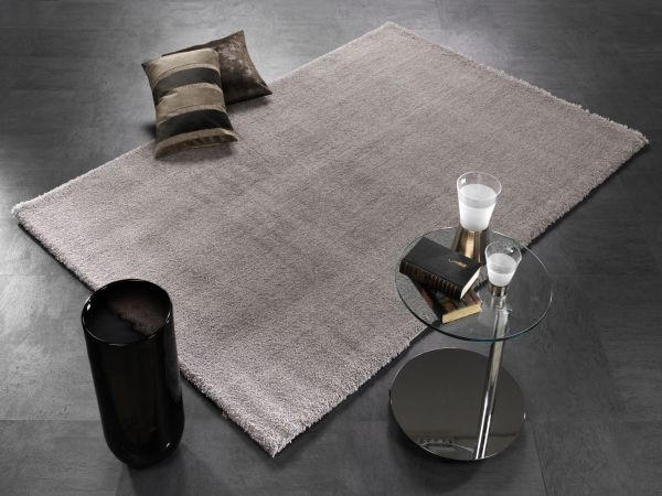 HOCHFLORTEPPICH 65/130 cm Royal Shaggy Grau  - Grau, Basics, Textil (65/130cm) - Novel