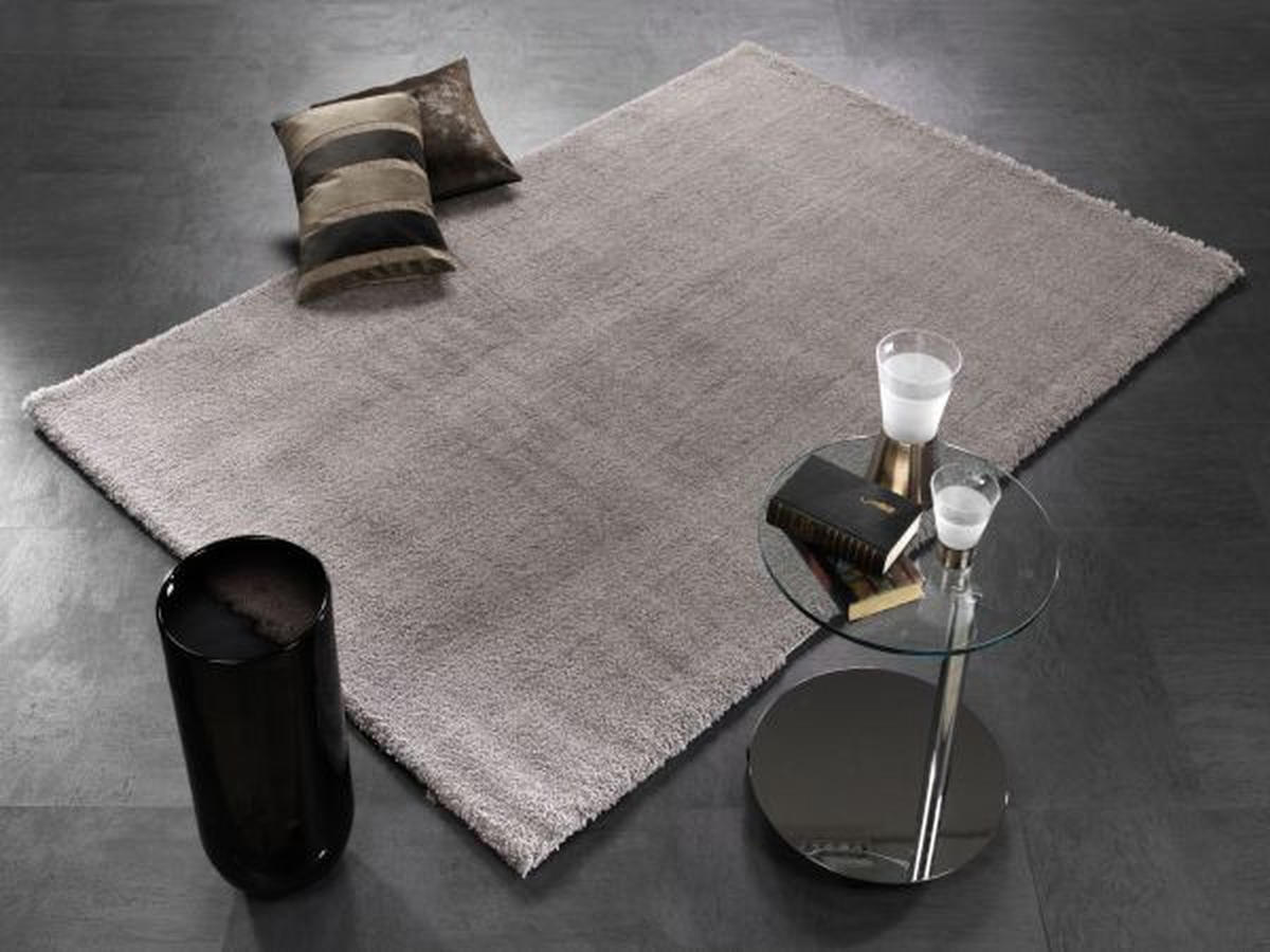 HOCHFLORTEPPICH 65/130 cm Royal Shaggy Grau  - Grau, Basics, Textil (65/130cm) - Novel