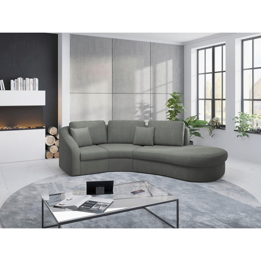 Sit & More ROHOVÁ SEDAČKA, textil, bahenná hnedá