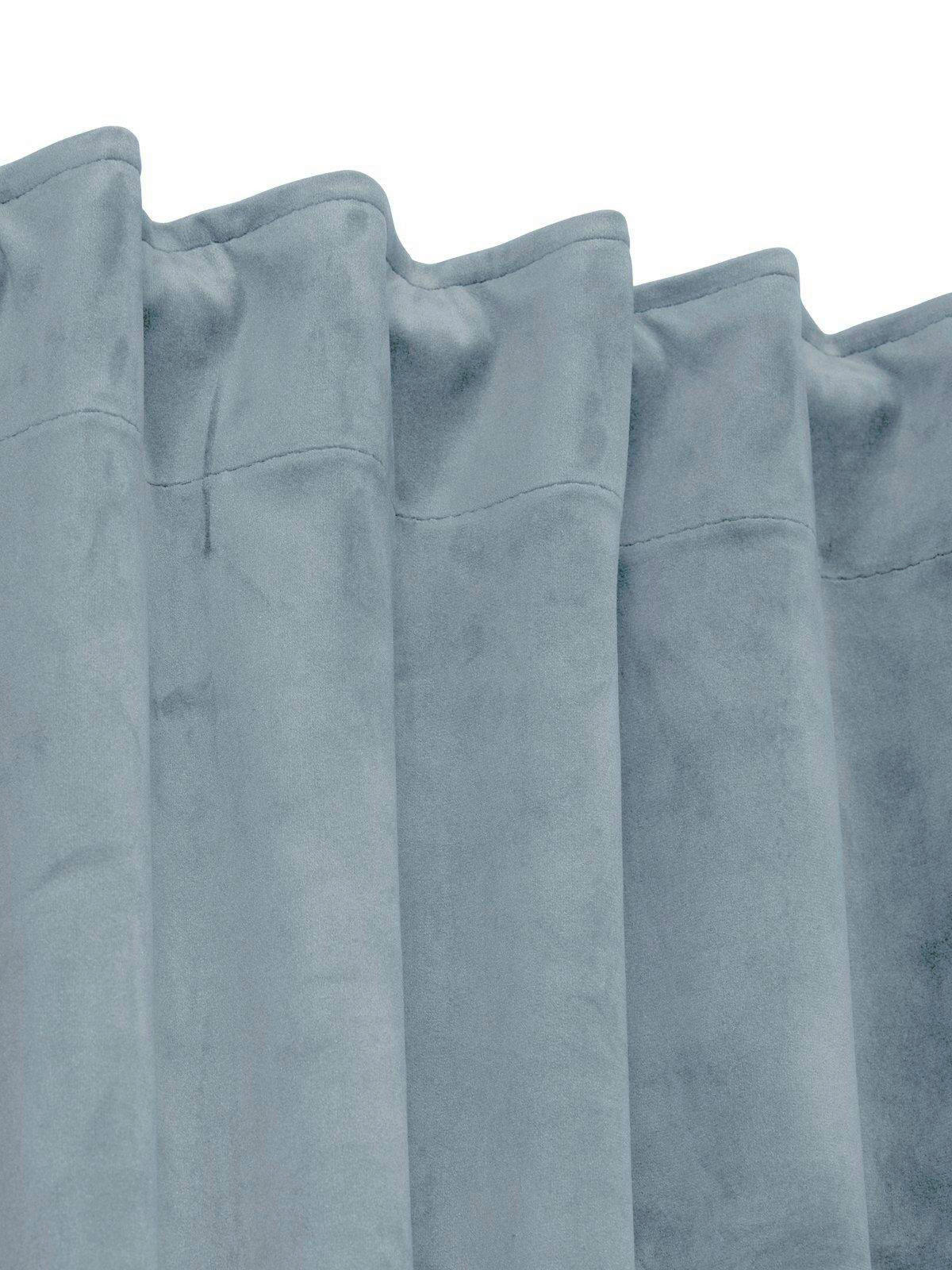 HOTOVÝ ZÁVĚS, zatemnění, 135/280 cm - světle modrá, Basics, textil (135/280cm) - Svanefors