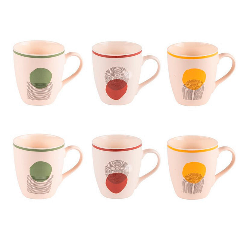 SET SKODELIC ZA KAVO      6-delni   - večbarvno, Basics, keramika (0.23l)