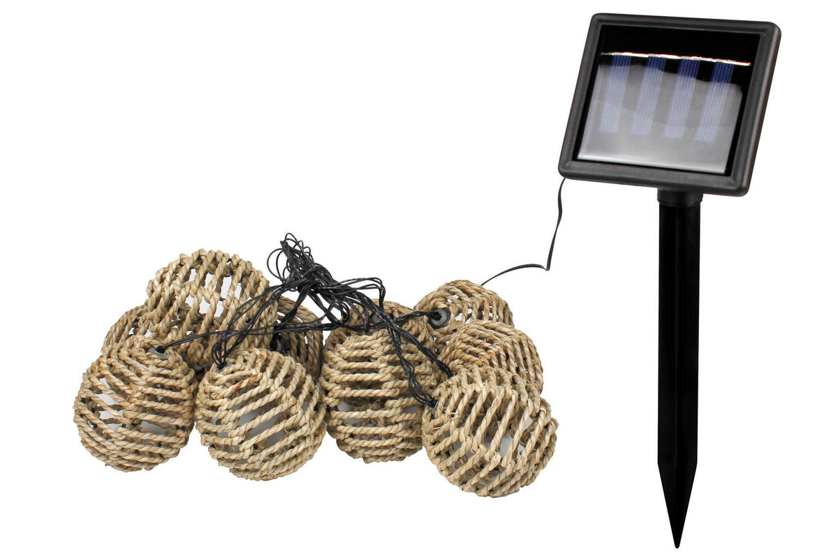 SOLCELLSLAMPA 670 cm   - naturfärgad, Basics, metall/plast (670cm) - Ambia Garden