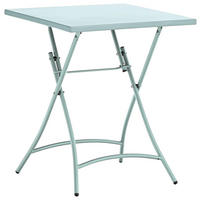 ZAHRADNÍ SKLÁDACÍ STOLEK, kov, 60/60/72 cm - mátově zelená, Konvenční, kov (60/60/72cm) - Ambia Garden