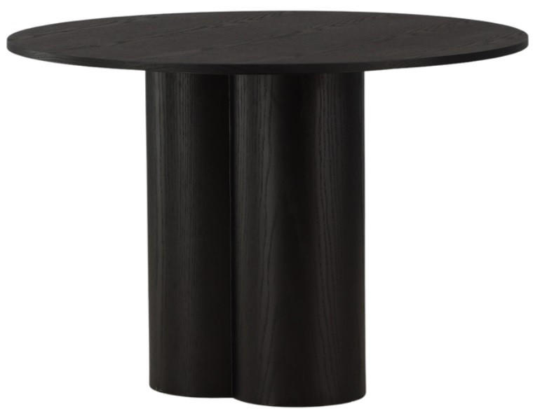 Livetastic Esstisch Schwarz 110x75x110 cm