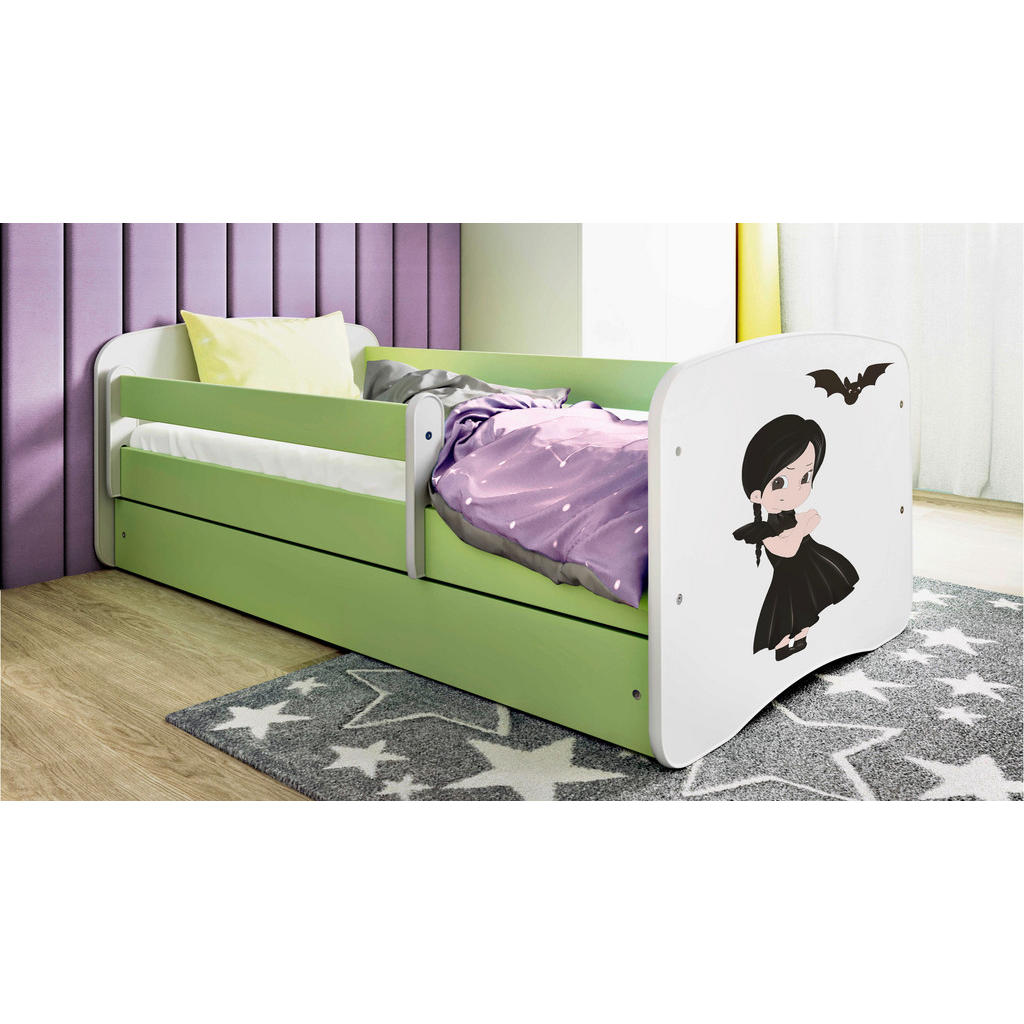 MID.YOU POSTEĽ PRE DETI A MLÁDEŽ 80/160 cm, zelená, biela