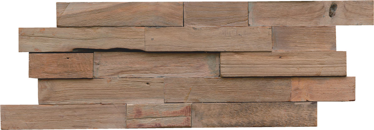 WANDVERKLEIDUNG - Hellbraun, Basics, Holz (50/20/2cm)