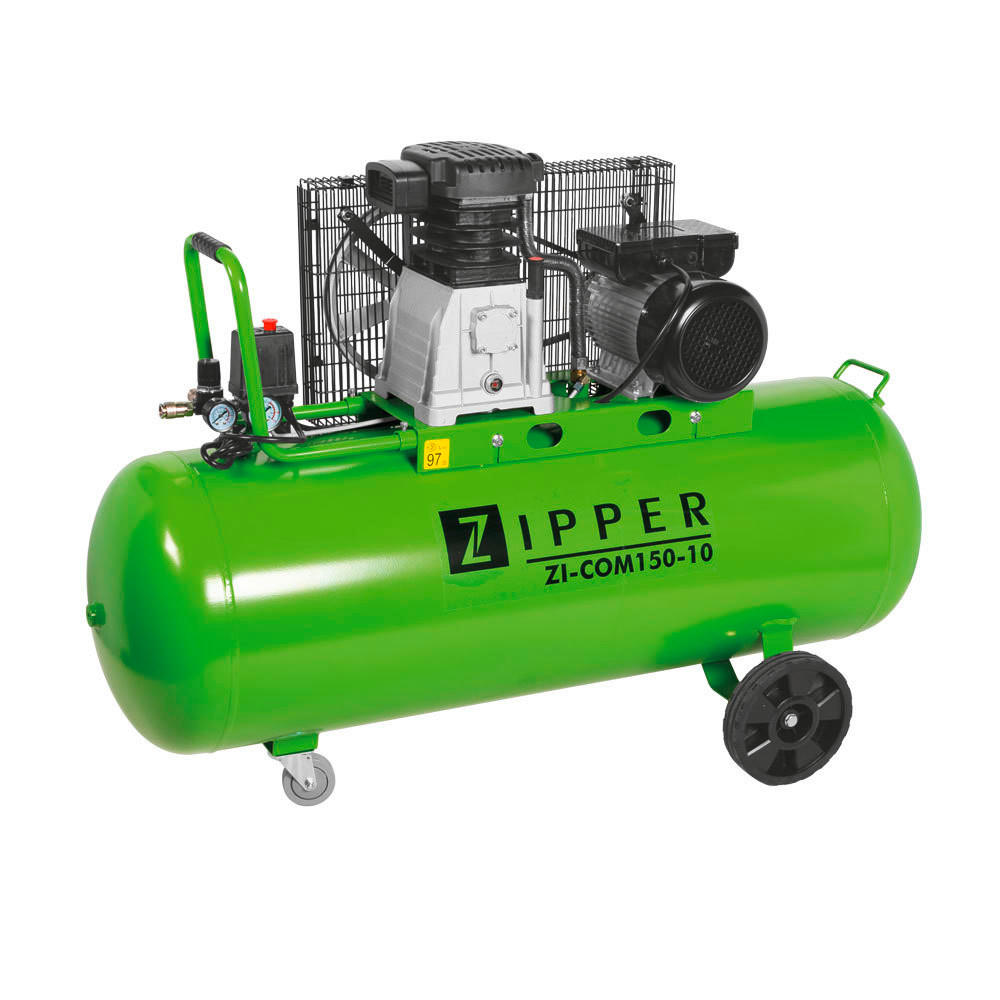 Druckluftkompressor Zi-com150- 10 10 Bar 2200 W Mit Rollen