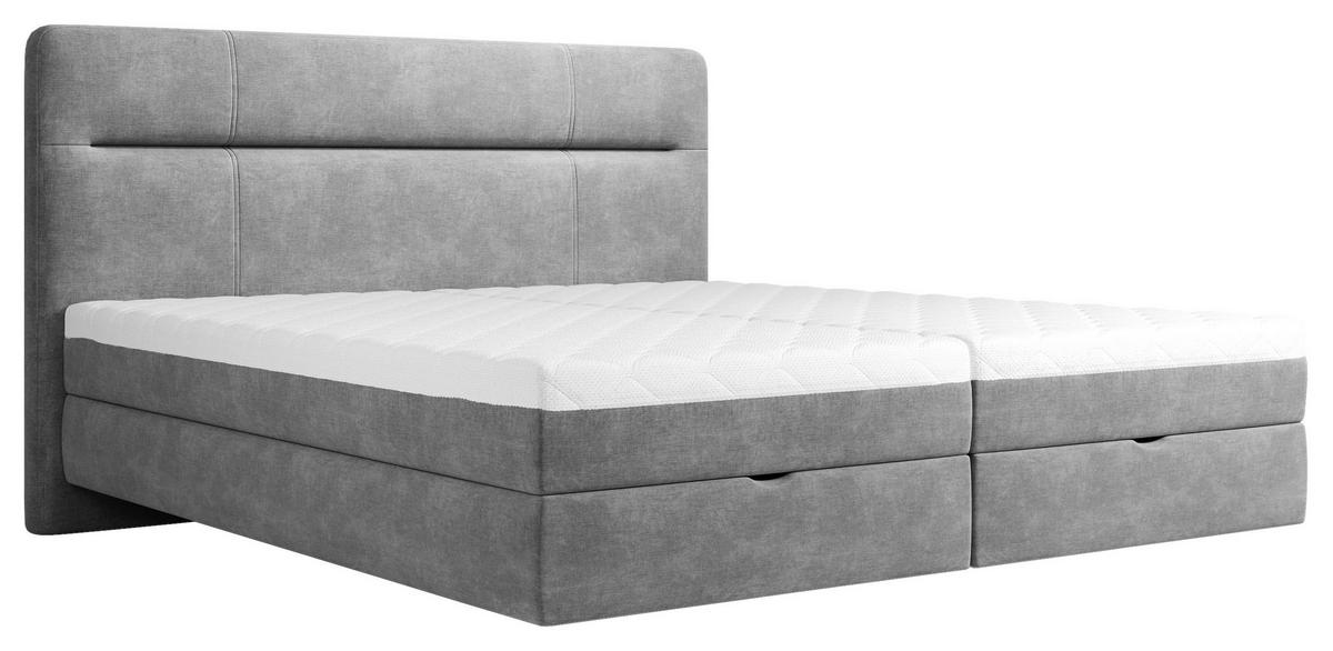 BOXBETT 180/200 cm  in Grau  - Grau, Modern, Holz/Holzwerkstoff (180/200cm) - MID.YOU