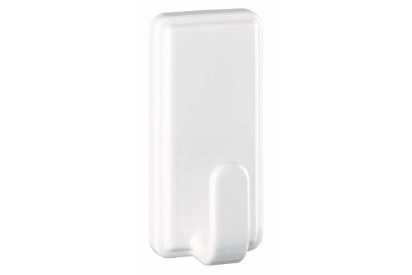 KLEBEHAKEN 2 Stück  in Weiß  - Weiß, Basics, Kunststoff (2,8/5,8/2,3cm) - Tesa