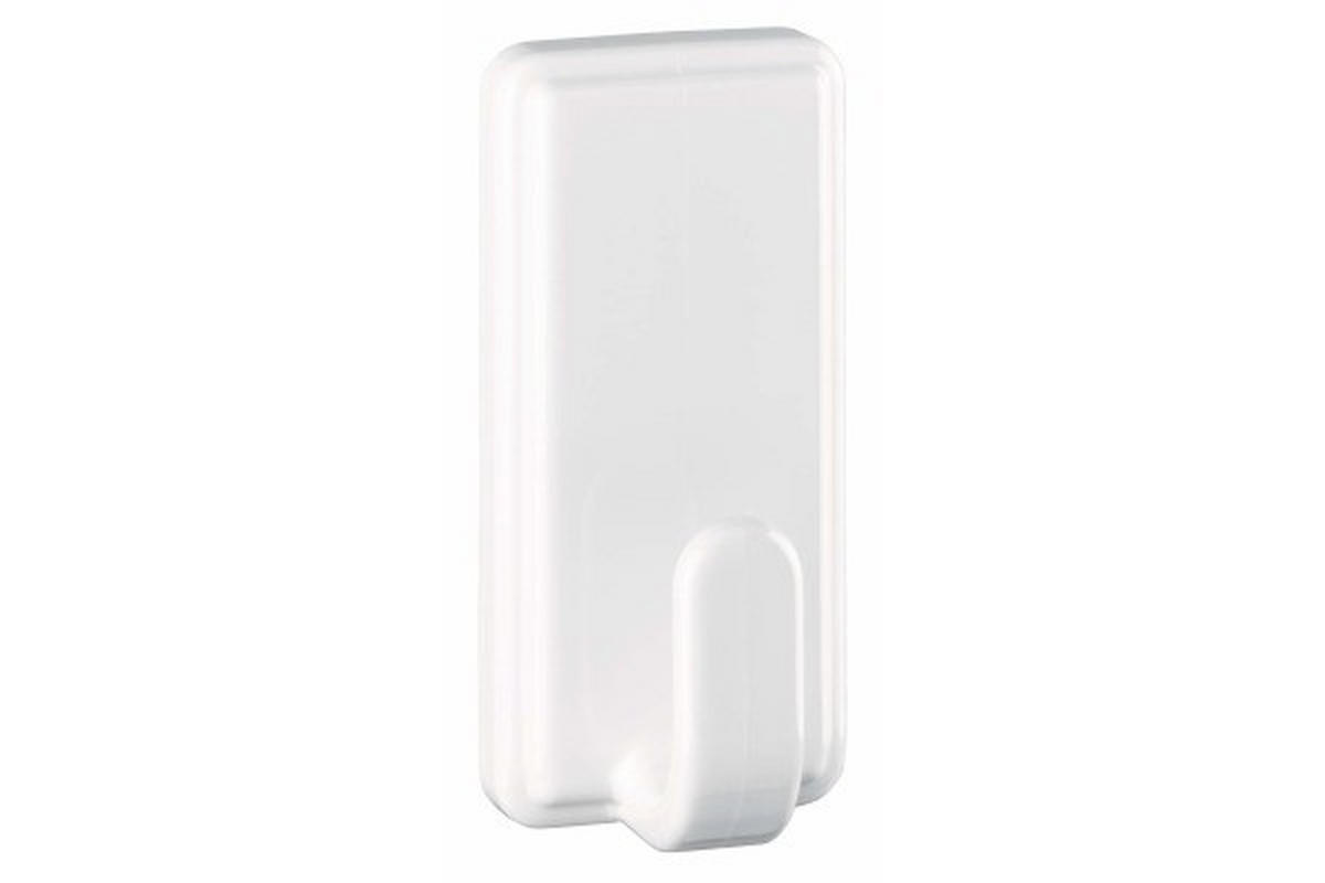 KLEBEHAKEN 3 Stück  in Weiß  - Weiß, Basics, Kunststoff (2,2/4,5/1,7cm) - Tesa