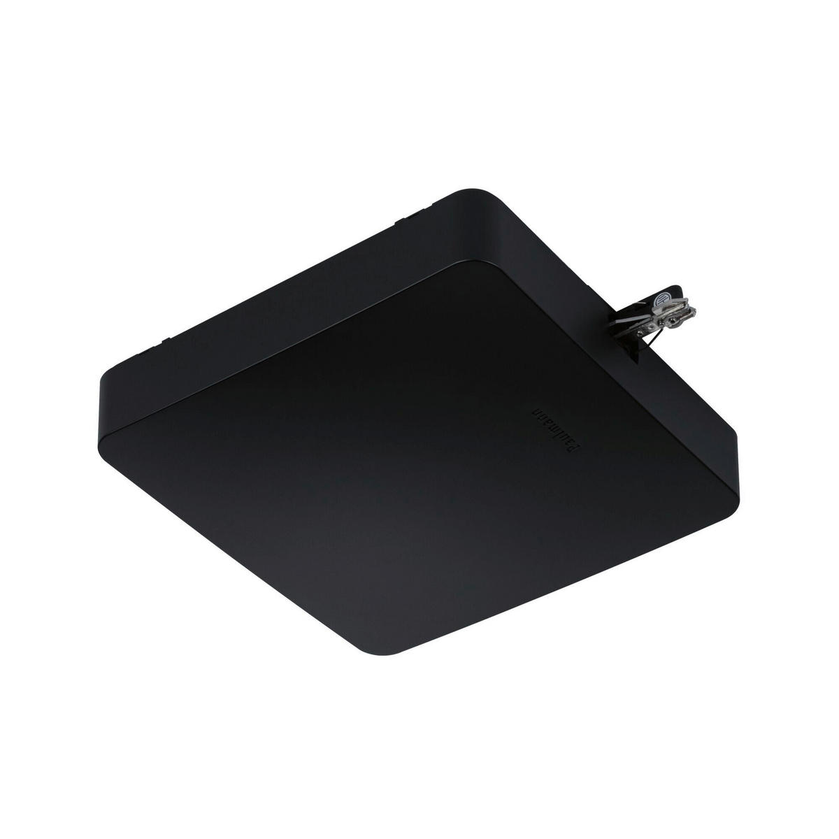 SCHIENENSYSTEM-EINSPEISER URail 22,7/4,8 cm   - Schwarz, Basics, Kunststoff (22,7/4,8cm) - Paulmann