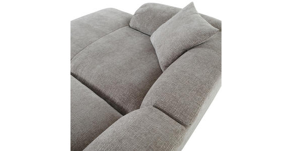 ECKSOFA in Flachgewebe Braun  - Creme/Schwarz, MODERN, Kunststoff/Textil (178/231cm) - Carryhome