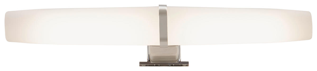 AUFBAULEUCHTE Eva 23,5/3,5/8 cm   - Chromfarben/Weiß, Basics, Kunststoff (23,5/3,5/8cm) - Stylife