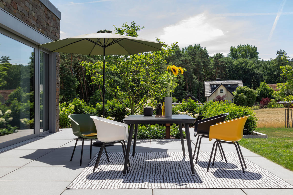 OUTDOORTEPPICH 140/200 cm Parkland Anthrazit, Beige  - Anthrazit/Beige, KONVENTIONELL, Textil (140/200cm) - Schöner Wohnen