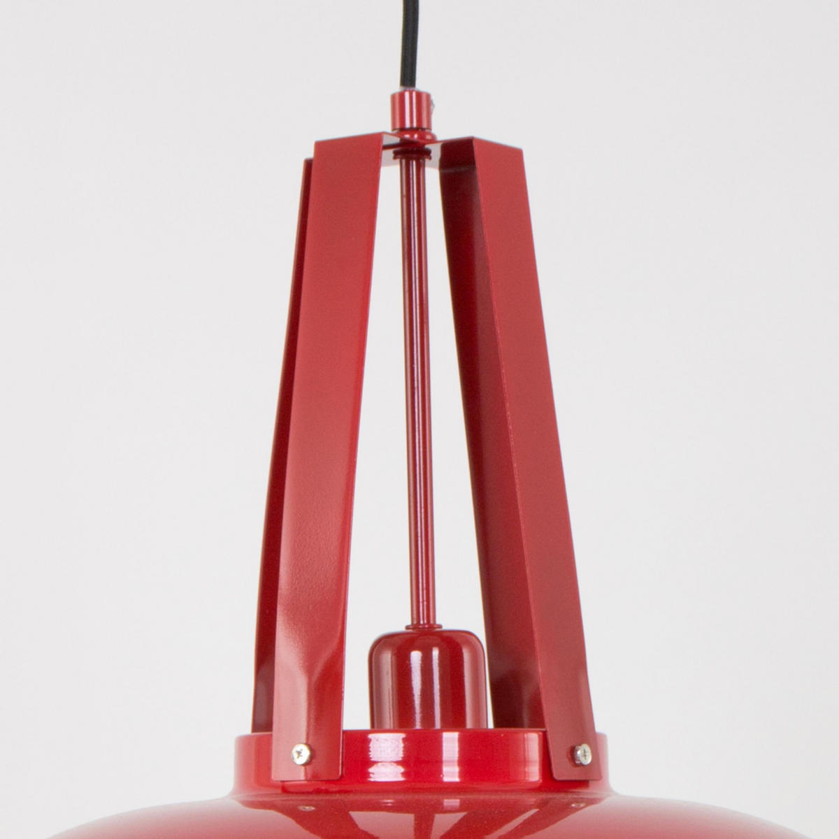 PENDELLEUCHTE  42/45-200/42 cm   - Rot, Trend, Metall (42/45-200/42cm)